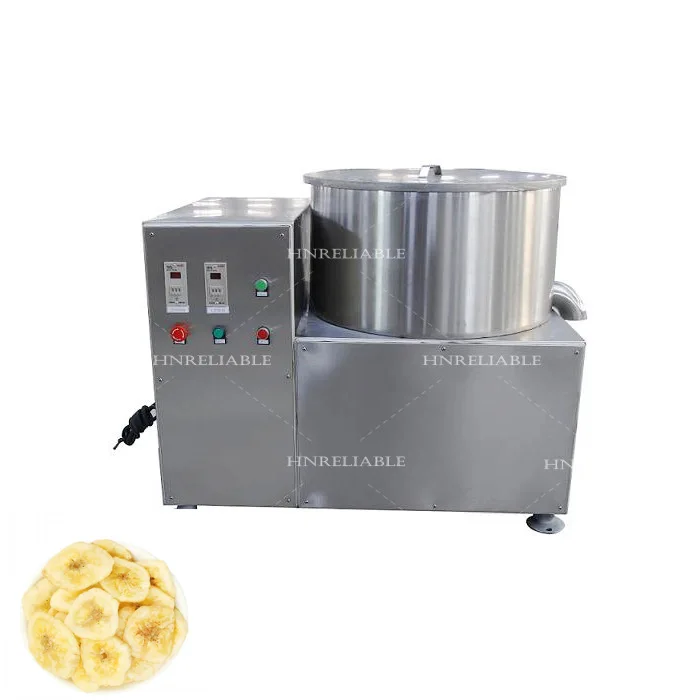 Semi-automatic banana chip production line banana chips slicing frying making packaging machine