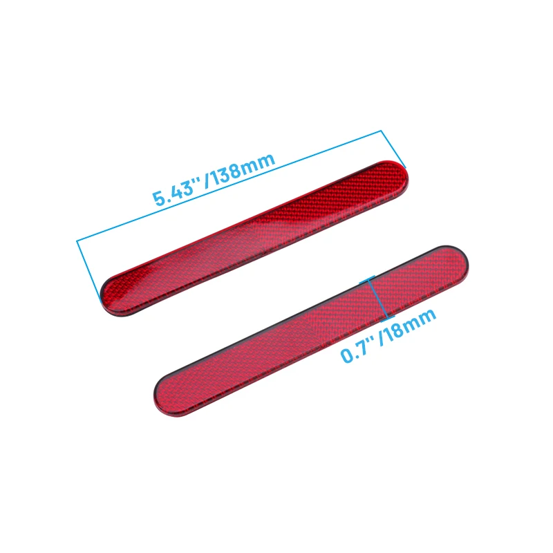 Motorcycle Accessories Rear Front Reflector Sticker Lower Legs Slider Safety Warning For Harley Sportster XL883N XL1200N/V/X