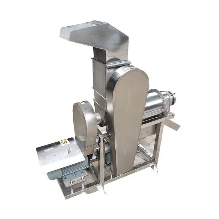 Factory direct wine juice extraction equipment Industrial spiral crushing juicer for fruit and vegetable processing plant