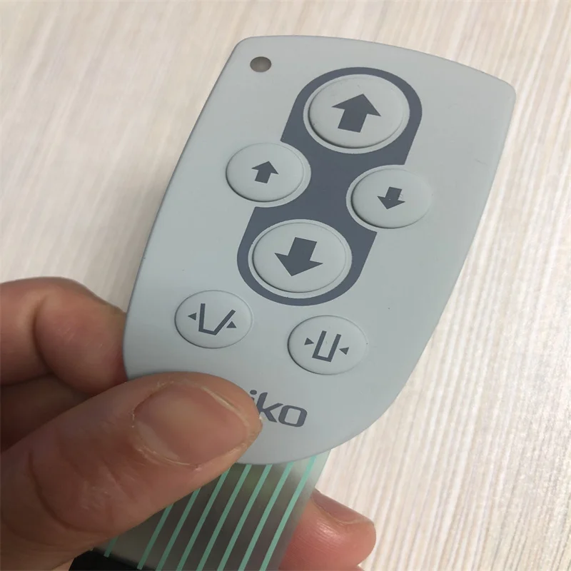 Silicone rubber membrane switch with silver printed PET circuit for medical device application