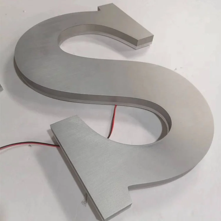 custom backlit metal sign outdoor stainless steel letter laser cut signs buy diy door signage backlit metal sign letters