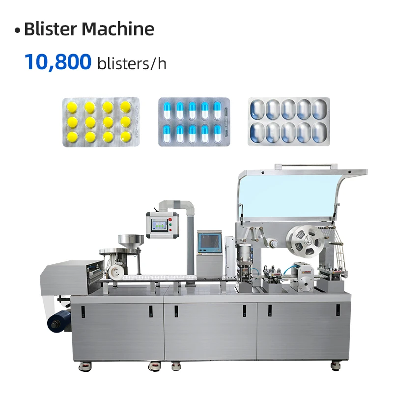 DPP 260R Automatic Aluminum-Plastic Pharmaceutical Medical Soft Gel Capsule Tablet Pill Blister Packaging Machine