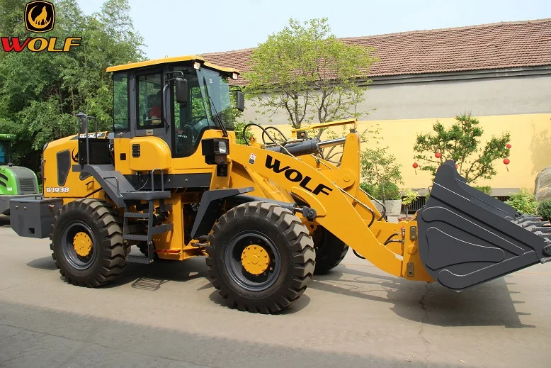 ZL30 wheel loader wolf WL938 loader eath moving machinery for sale