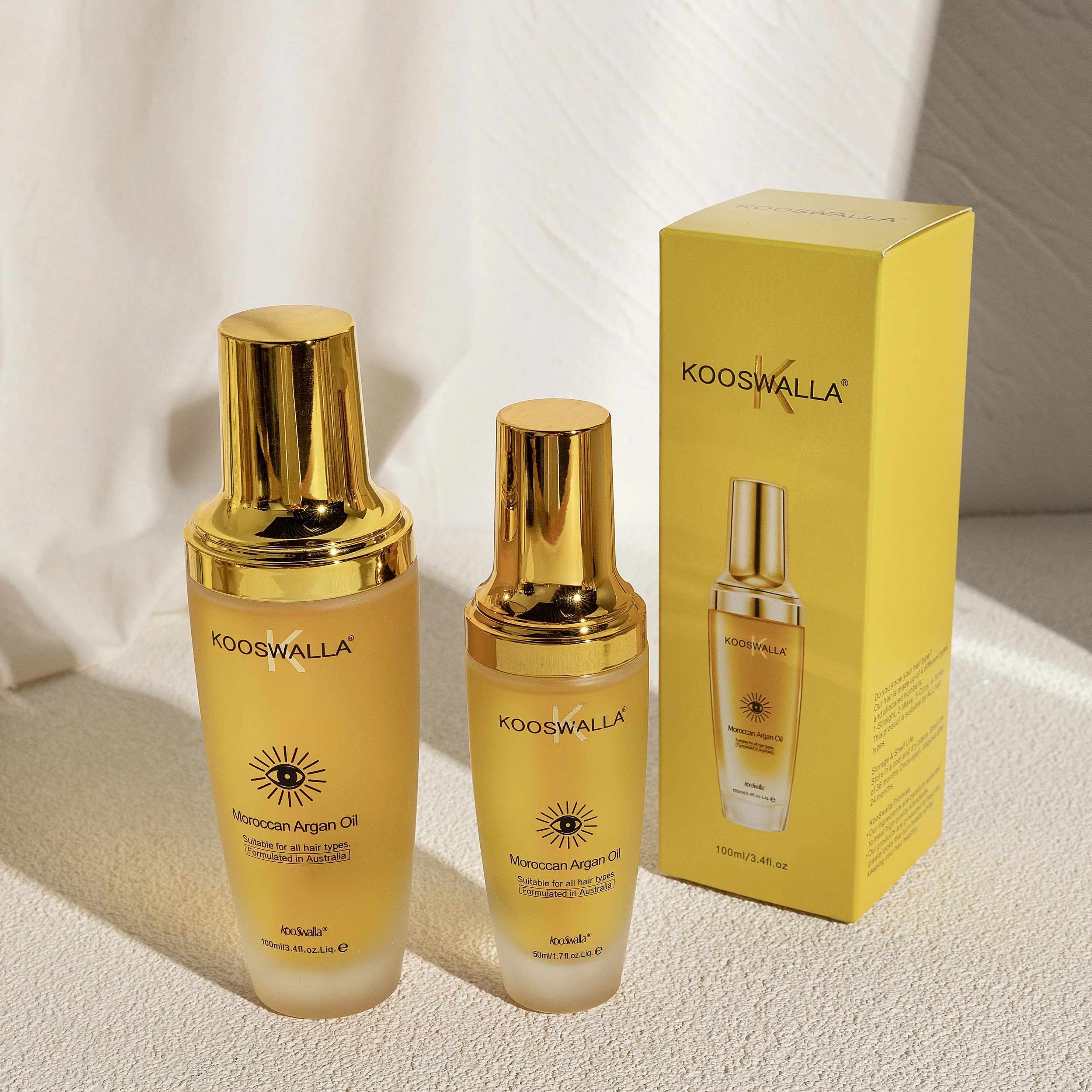 Kooswalla New Arrival oganic strengthening hair argan oil treatment wholesale for Silky and Frizz-free Hair