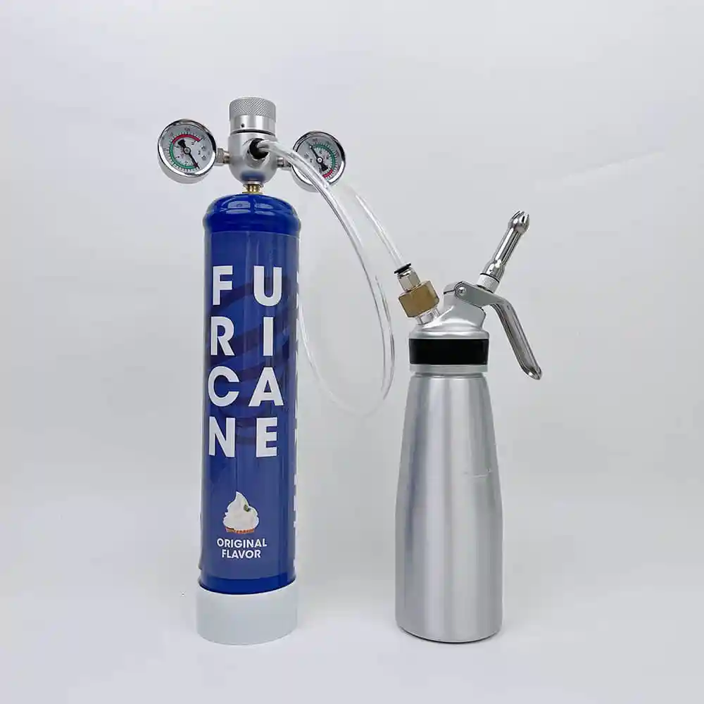 2024 lowest price 1L 2.2L 3.3L 4L whipped cream chargers oxygen gas cylinder 615g food grade balloons 640g wholesale