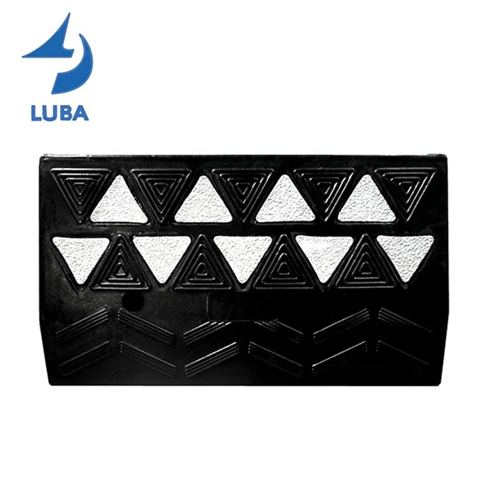 500 x 280 x 80mm China Factory CE Standard Road Car Rubber Kerb Ramp