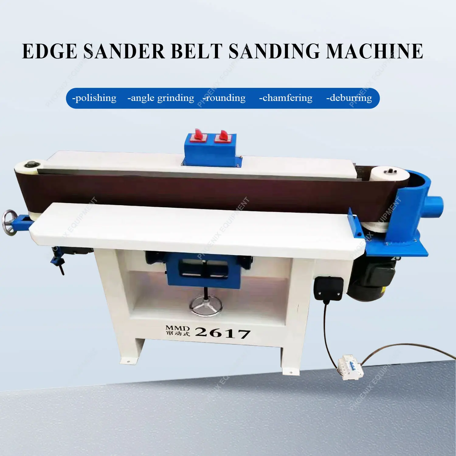 PHOENIX EQUIPMENT MM2617 wood sanding machine edge wide belt sander sand belt machine New Drum Sander