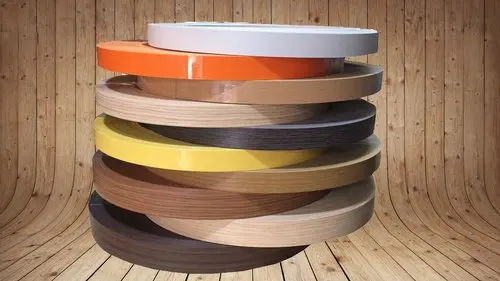 Alibaba Star Supplier Of Edge Band | furniture accessory 22*3mm PVC Edgebanding for peru market pvc banding edge