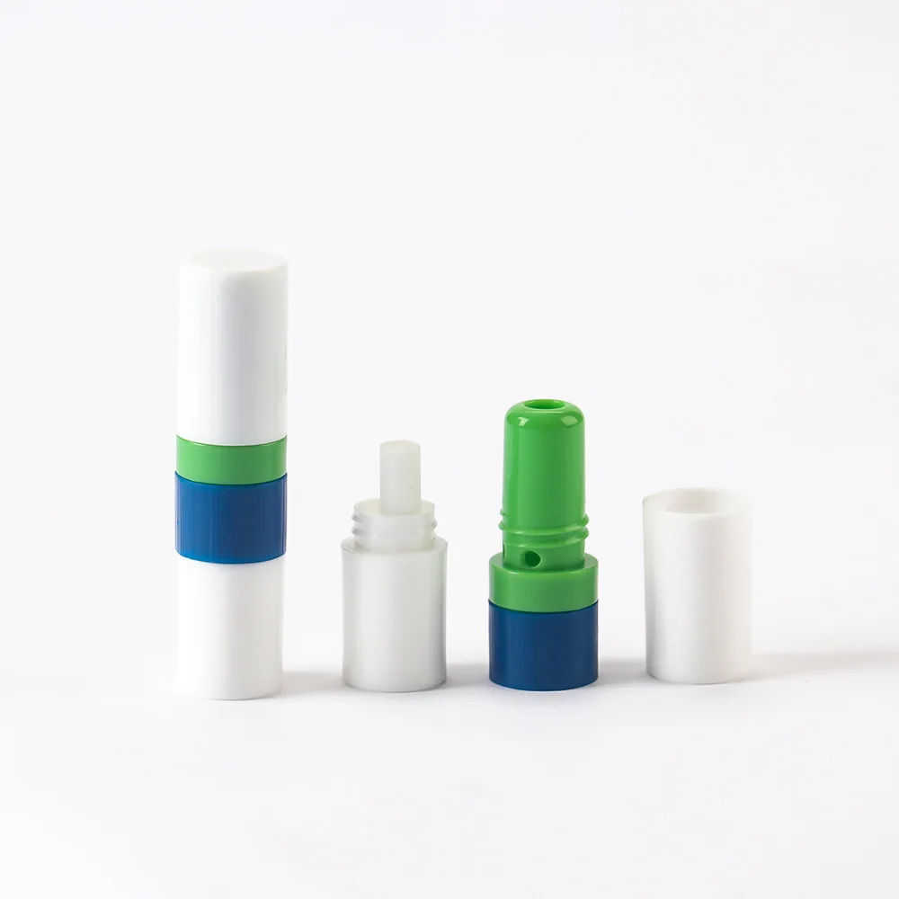 Blank 2 in 1 Nasal Inhaler Stick for Essential Oil nasal inhaler tube