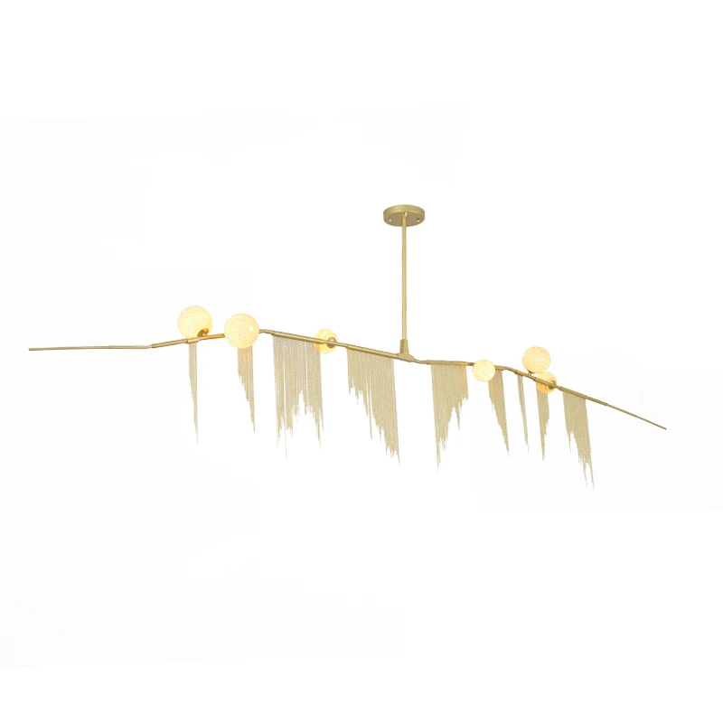 Роскошный современный светильник для гостиной уникальная мини-люстра с кисточкой подвесные светильники по индивидуальным спецификациям энергосберегающий свет