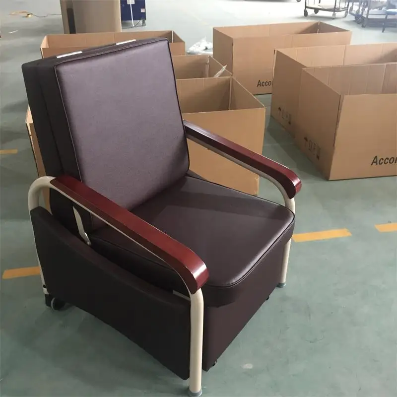 MN-PHY006 Hospital Furniture Comfortable Patient Room Accompany Chair