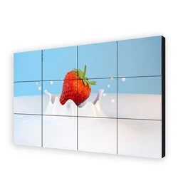 Black 1920*1080 55 Inch Wide Screen DID Video Wall Monitor Indoor Splicing Screen For Business