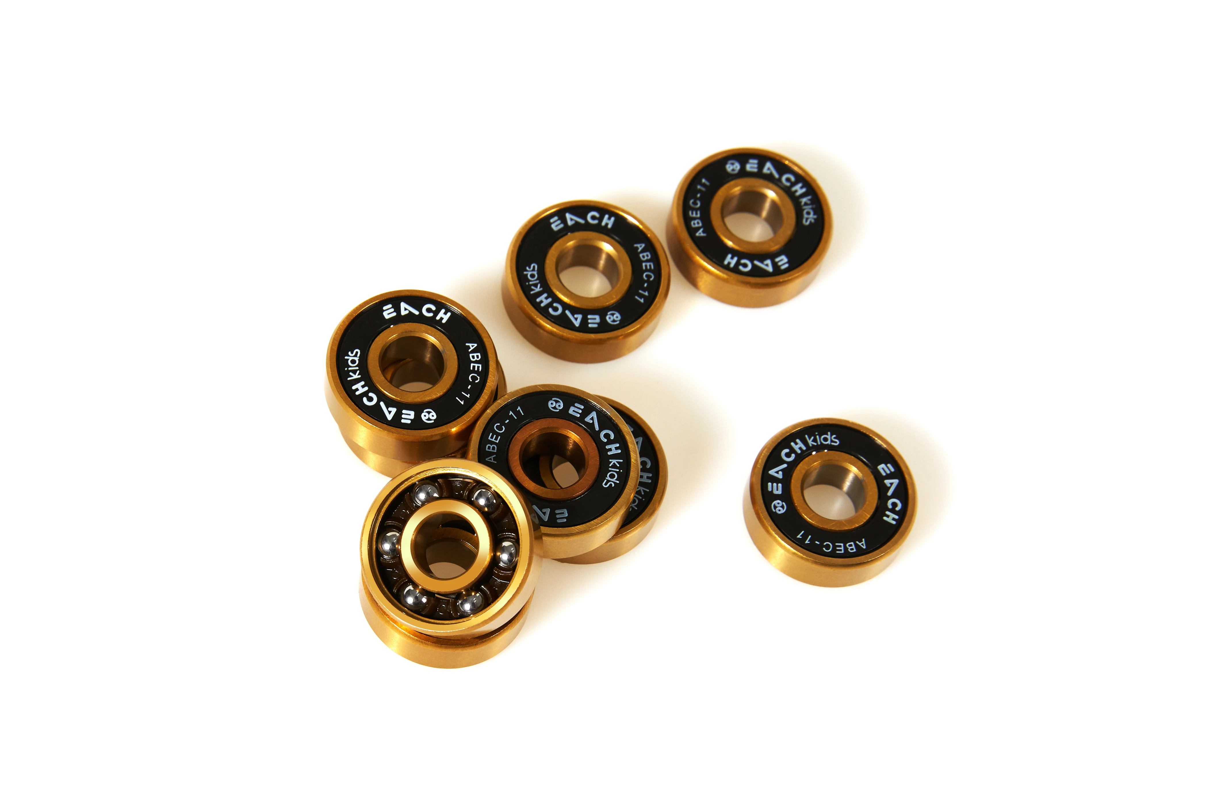 EACH Steel Ball Bearings 608 Skateboard Bearings 22mm*7mm*8mm ABEC-11 For Roller Skates Skateboard