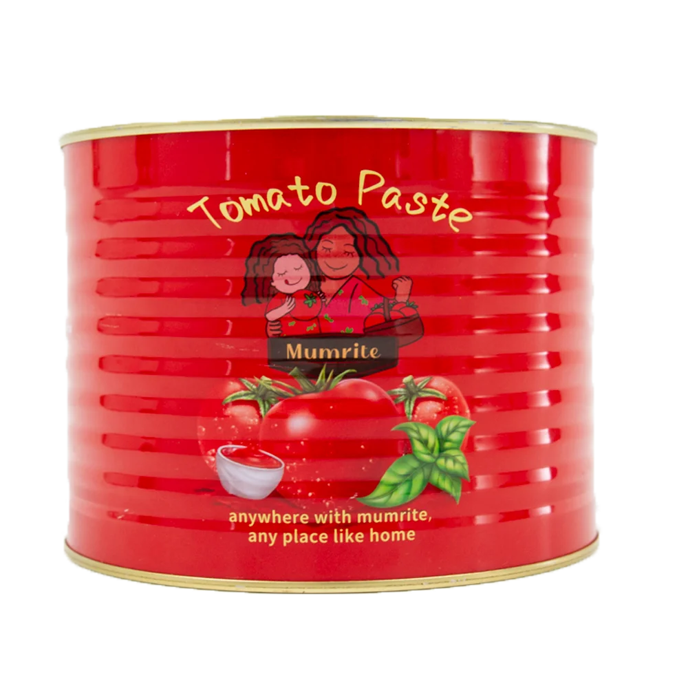 Mumrite  tomate en boite 2.2KG 850G 400G 210G 70G OEM Canned Tomato Paste From China Manufacturer ODM Brand Grow Your OWN Brand