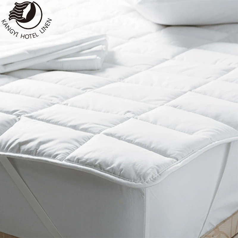 Sell On Line Soft Microfiber Fabric Mattress Pad Hotel With Zipper