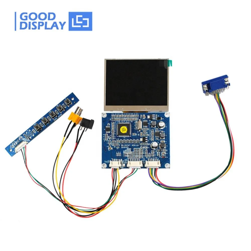 Small TFT 3.5 inch LCD Module VGA&Video input 320x240 pixels 4:3 ratio