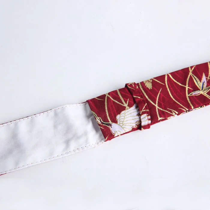 wholesale small custom gift cotton muslin silk cloth Button Closure chopstick bag