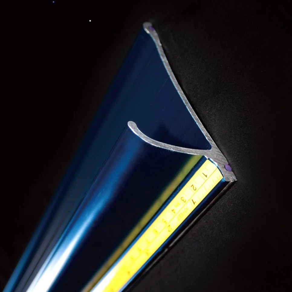 Aluminum Wider safety cutting ruler for advertising materials/Safety cutter/Straight ruler/Ruler