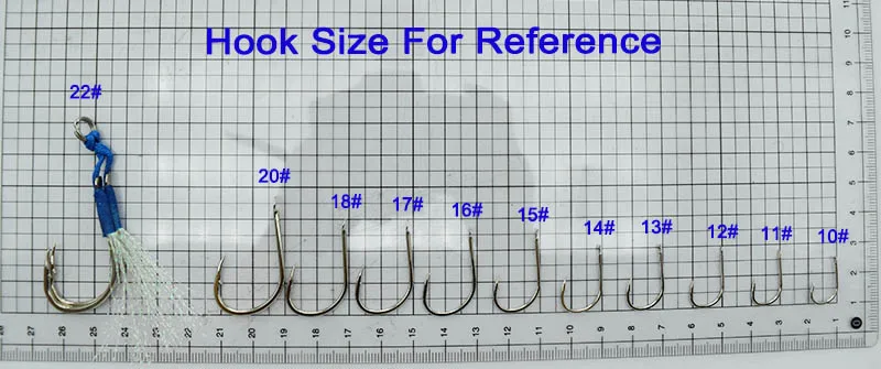 25pairs /Box Overweight Leader Fishing Hook High-carbon Steel Jig Assist Double Hooks