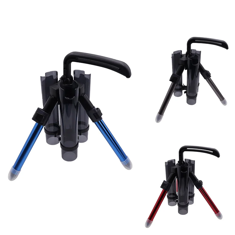 390mm 620mm Telescopic Aluminum Fishing Tripod Bench Rod Holder Rod Stand Adjustable Height