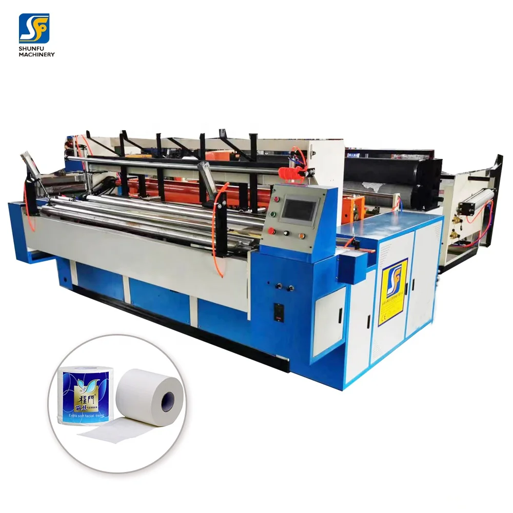 Good Price Fully Automatic Toilet Facial Tissue Napkin Paper Small Roll Making Machine For sale