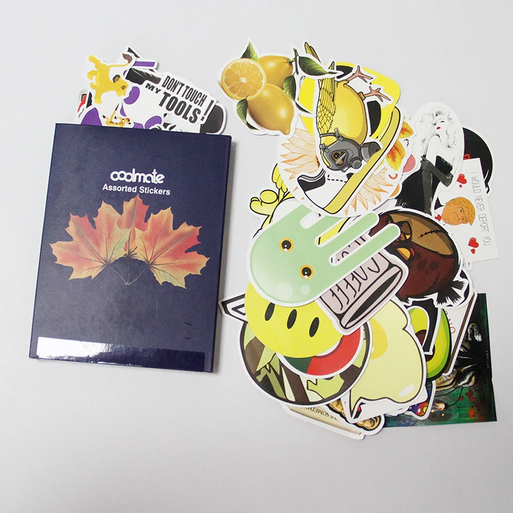 High quality Custom printed label Car decorative Logo sticker pack Custom stickers & decal