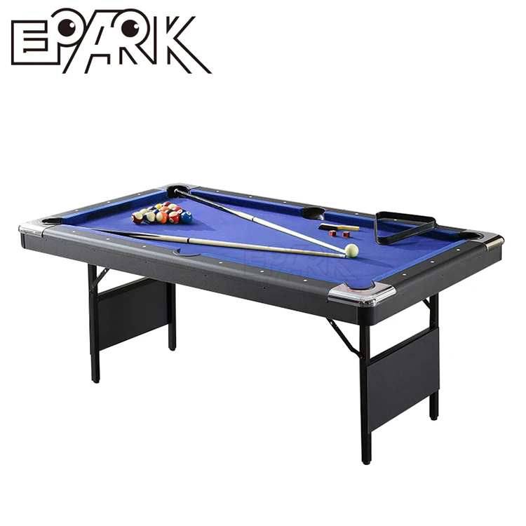 Indoor New Adult 1.9m Foldable Billiards Table Snooker Metal Leg  mesa de billar Folding Pool Table 7ft