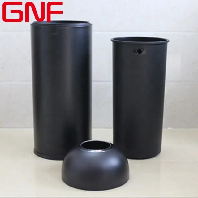 GNF hotel bullet head stainless steel garbage can kitchen trash can public waste bins