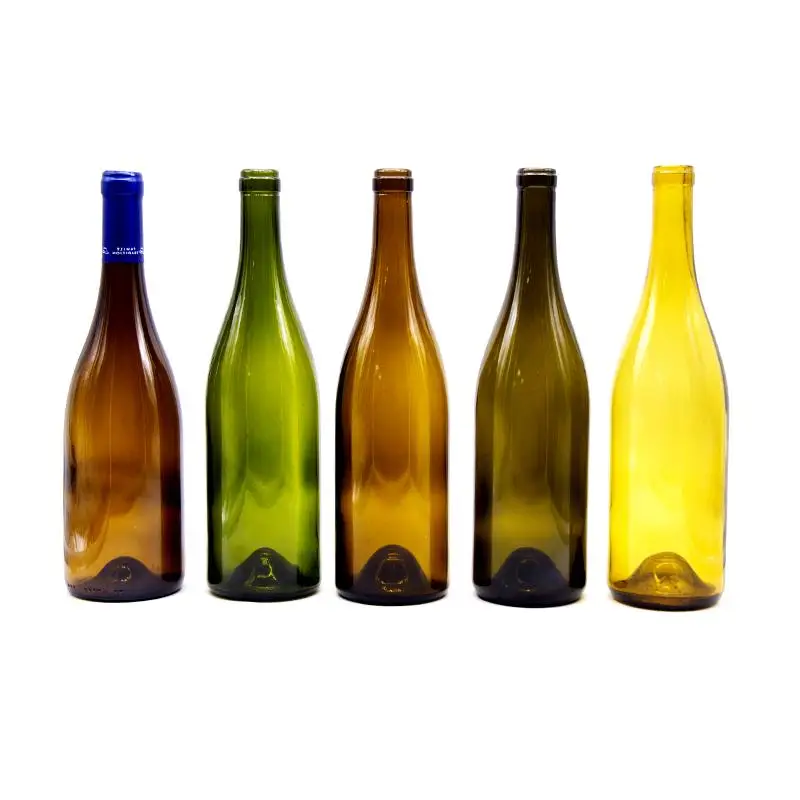 200ml 350ml 500ml 750ml Clear Weight Empty Long Neck Screw Cap Wine Burgundy Glass Bottle Prices