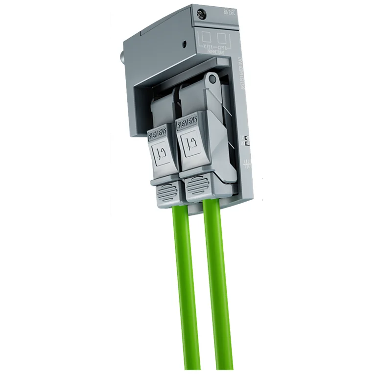 Siemens PLC 6ES7193-6AR00-0AA0 BA 2x RJ45 FS06 above version ET200SP SIMATIC ET 200SP Bus Adapter