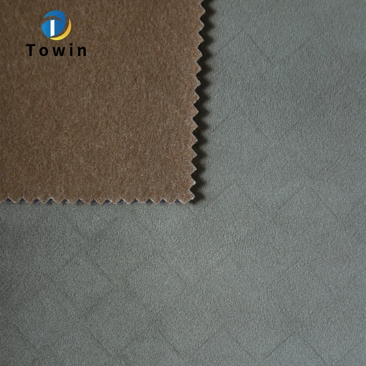 high quality custom fabric 460G upholstery diamond block embossed mosha velvet material fabric for sofa home decor