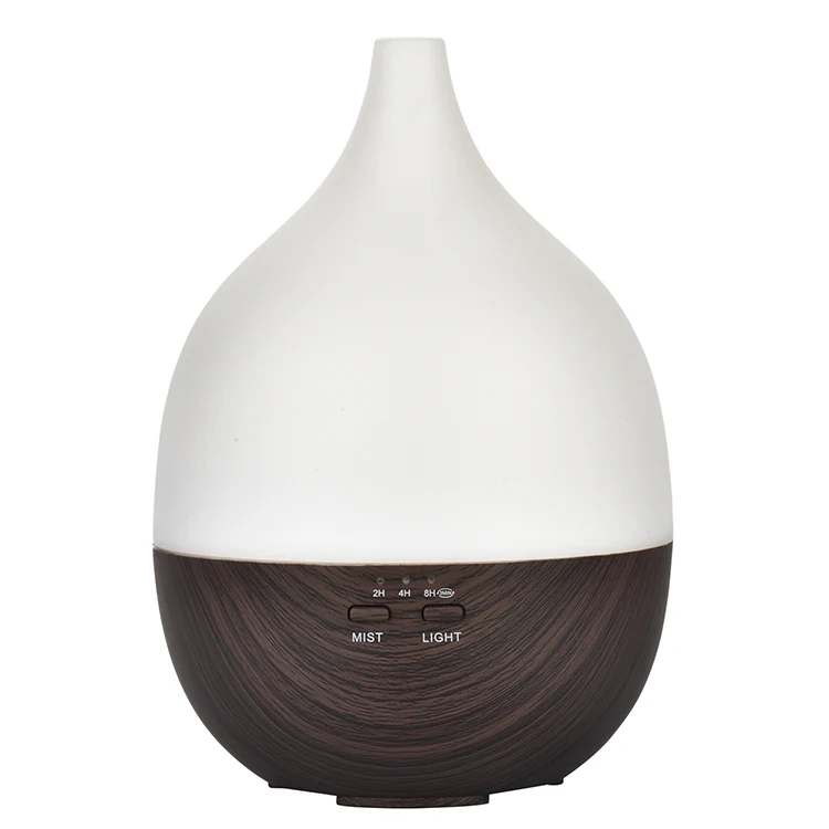 factory wholesale 200ML wooden grain ultrasonic essential oil diffuser