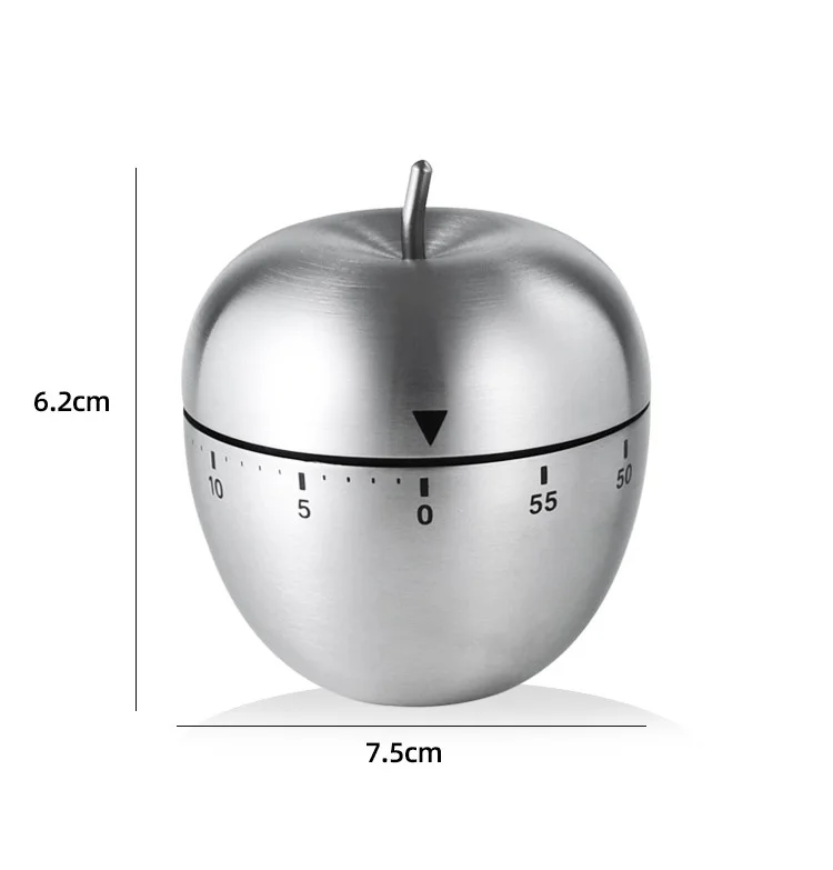 Creative Egg Shape Kitchen Clock Mechanical Rotating Alarm Cute Timer 60 Minutes Kitchen Cooking Calculagraph