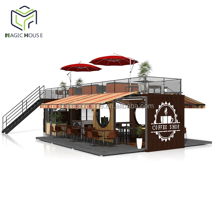 Magic House docker container kiosk buy a container coffee shop