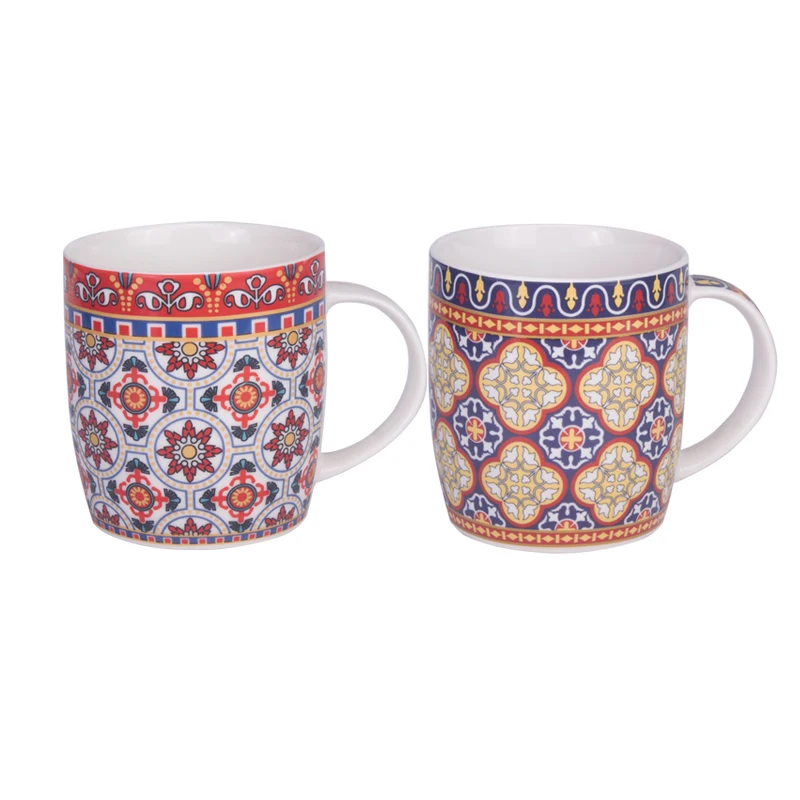 2020 Cheap Coffee Cup Decal Printed New Design Ceramic Mug