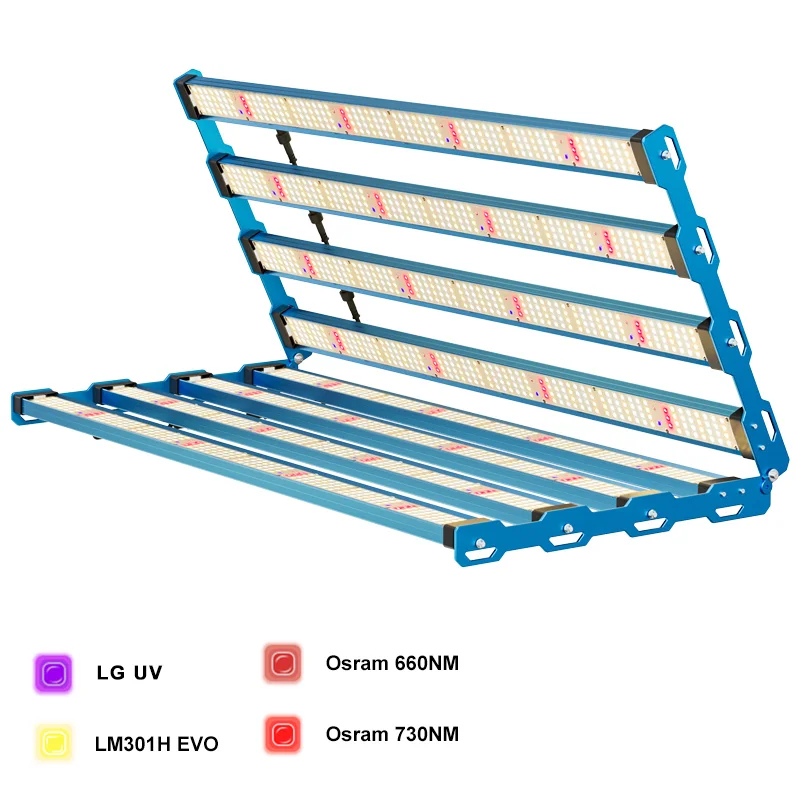 Вращающийся наружу/внутрь KingBrite 650W/800W Оригинальный SAMSUNG LM301H EVO 660 UV IR полный спектр светодиодный светильник для выращивания