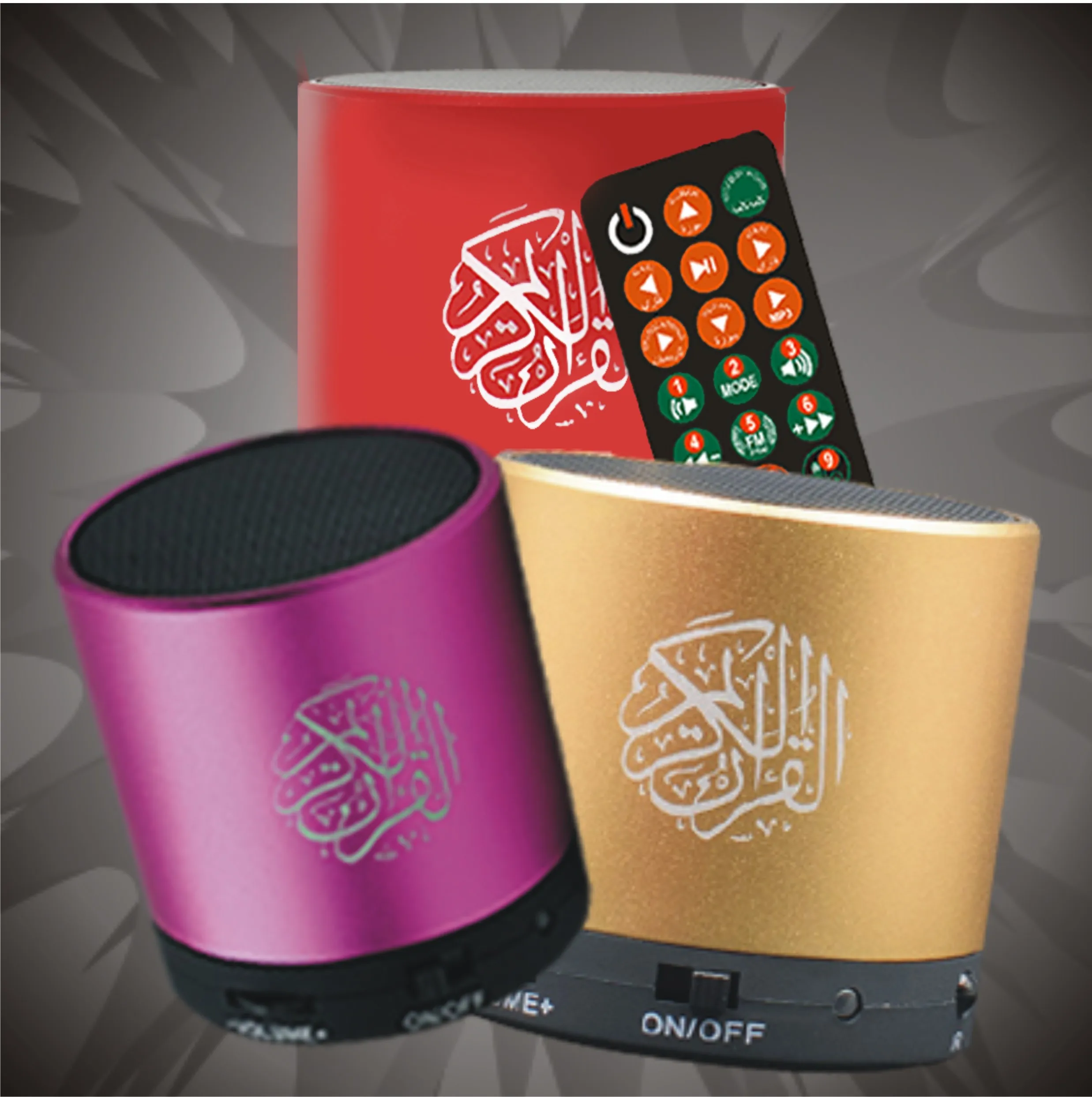 AQ114 Коран исламский плеер mp3, Бесплатная загрузка Коран динамик BT динамик с дистанционным управлением