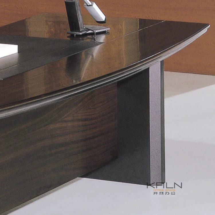 China manufacturer modern office furniture customized factory direct price solid wooden manager computer table executive desk