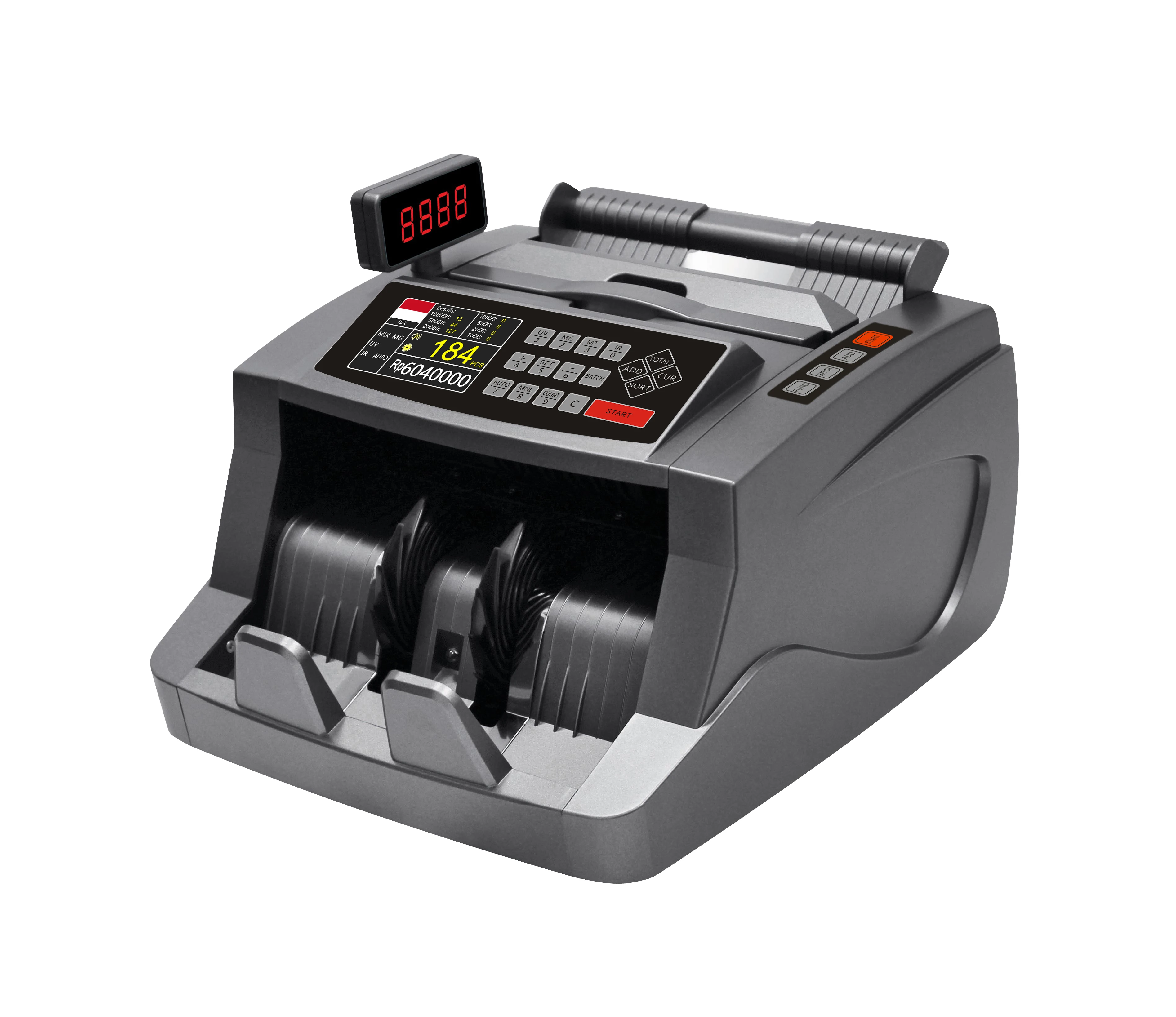 AL-5500T Multi Currency Discriminator Bill Counter Banknote Counter Value Counter Software Feature