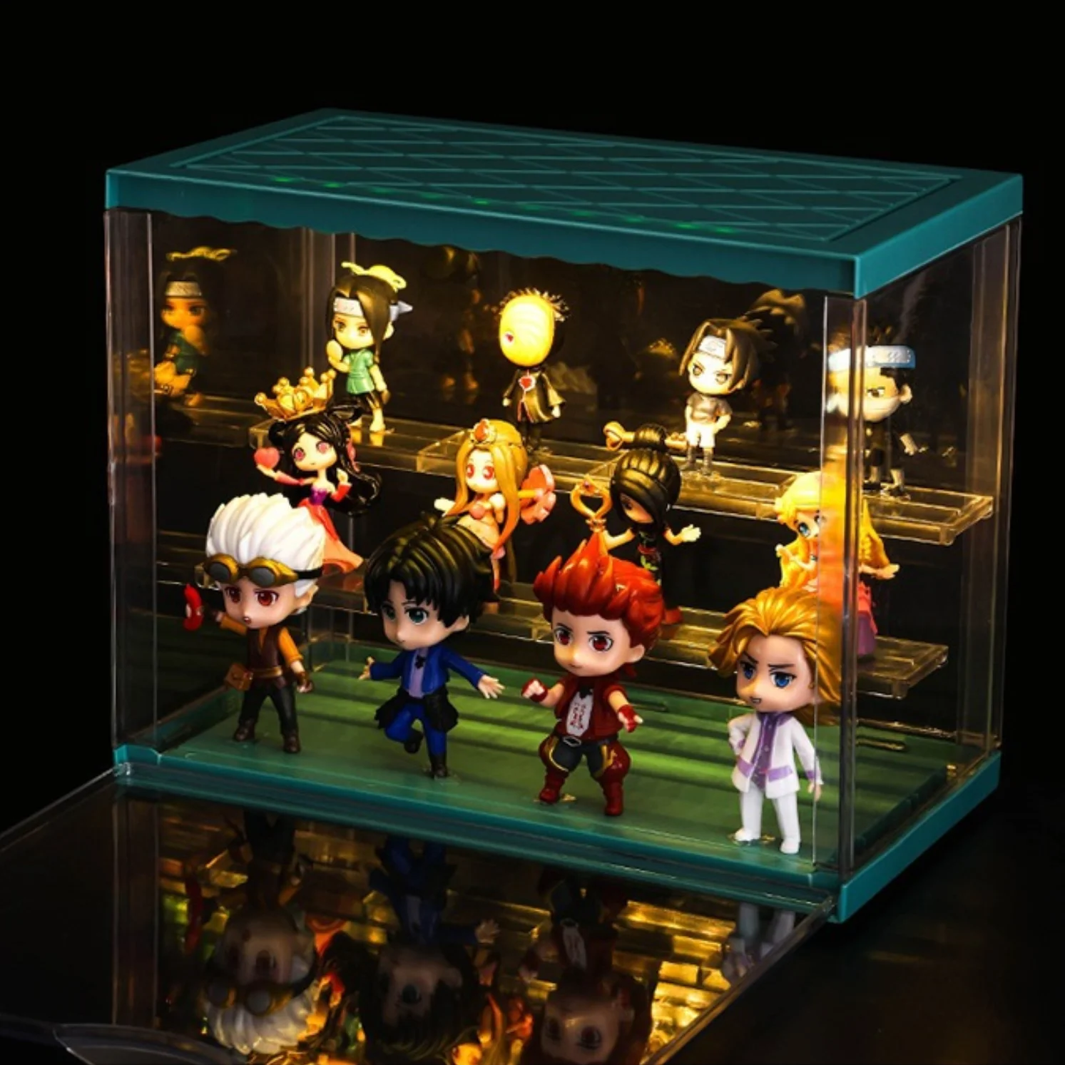 Handbag storage box transparent dustproof acrylic display box bubble mart toy empty box Lego display stand