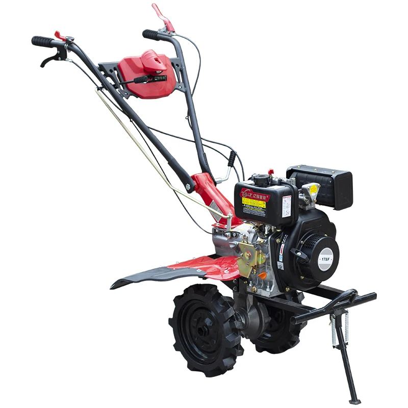 6HP Diesel farming machine 4 stroke Diesel Mini Tiller/Agricultural Machines/farming tools/cultivator