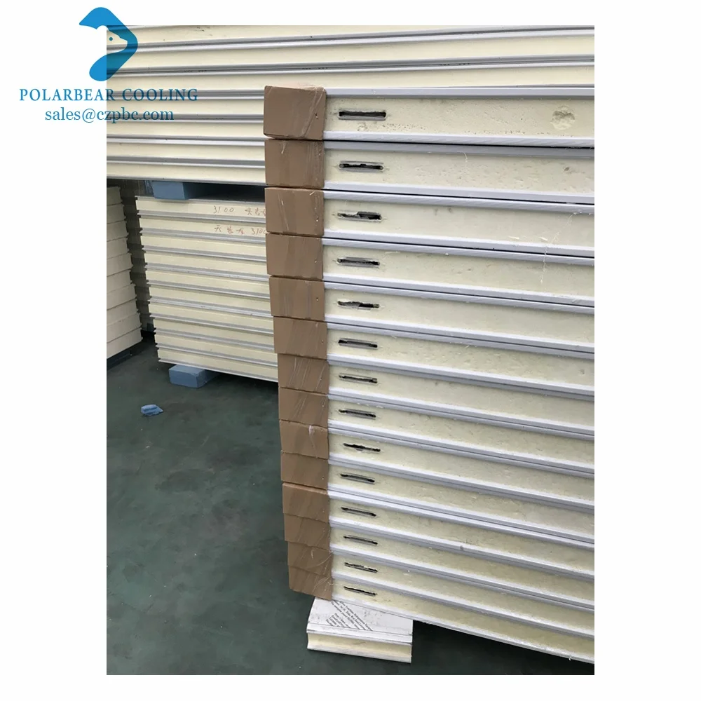 Vacuum Insulation Panel PU/PIR Polyerethane Polyiso Sandwich Panels for Cold Room