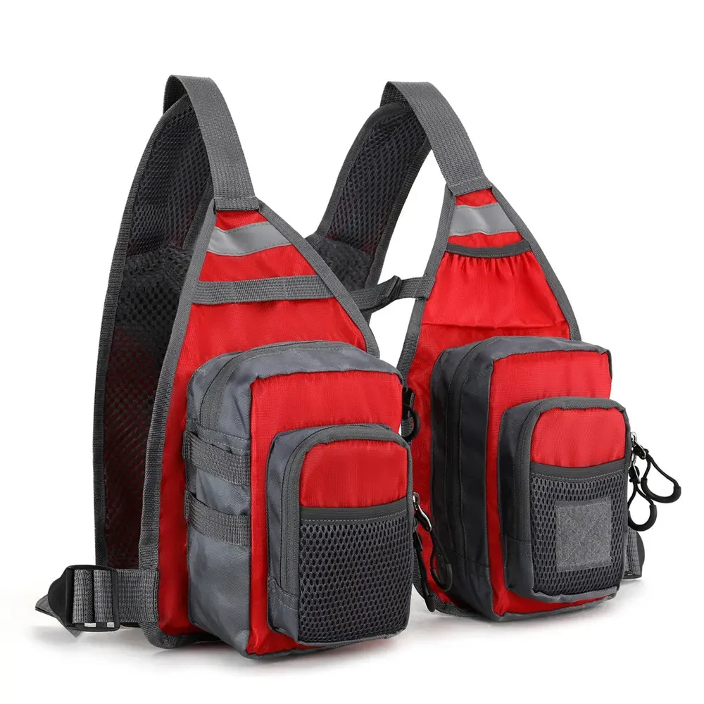 2024 Portable Fishing Life Jacket Multi-Pockets Adjustable Outdoor Activities Vest for Sea Fishing & Swimming