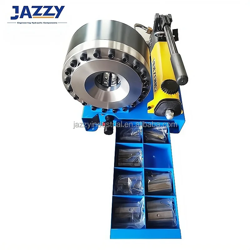 JAZZY Portable Manual Hydraulic Rubber Hose Crimping Machine P16 Small Mini Portable Hose Crimping Machine