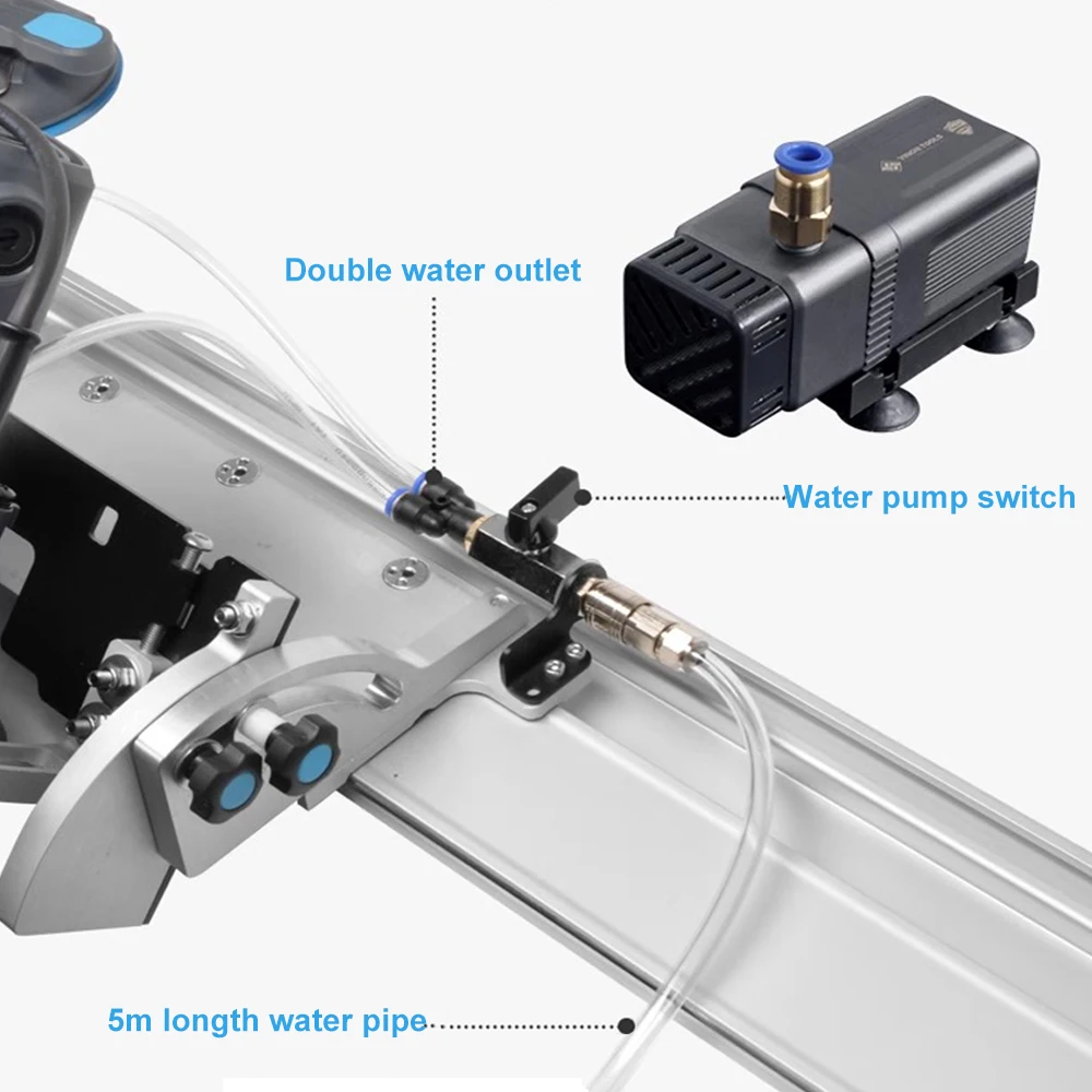 Ceramic Tile Cutting Machine 45 Degrees Electric Wet Cutter for Slab Marble Porcelain Tile