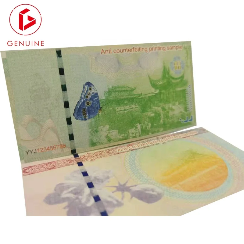 Custom wholesale Genuine bond paper specialty currency paper A4 cotton paper