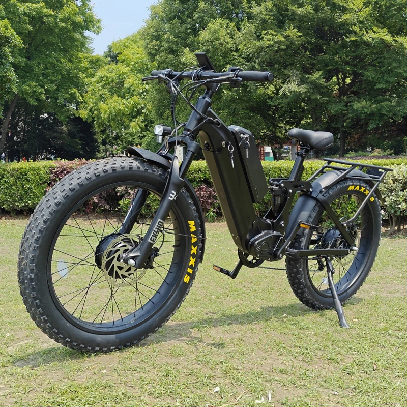 60V 2000w AWD electric bike fat tire ev bike stealth bomber motorcycles electric bicycle 52V 1500w dual motor for adults e bikes