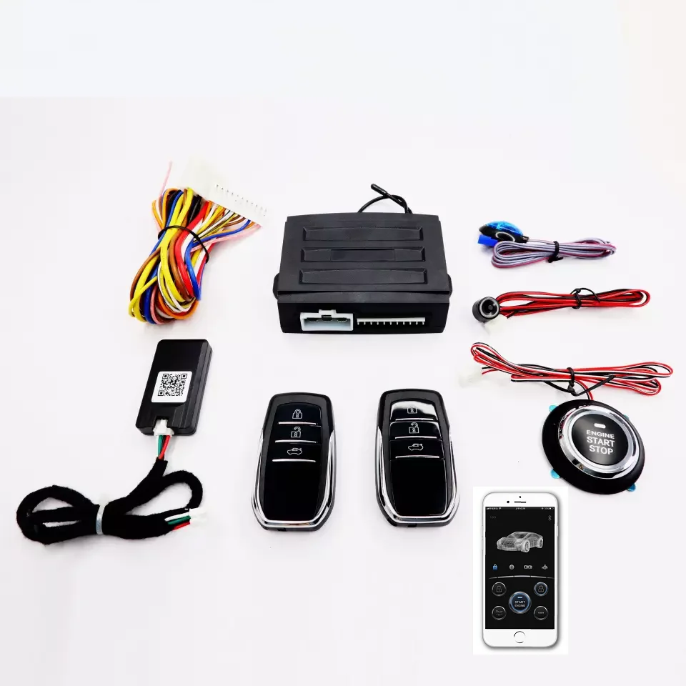 Высококачественный обновленный удаленный запуск двигателя приложение для мобильного телефона и остановка бесключевая Система доступа