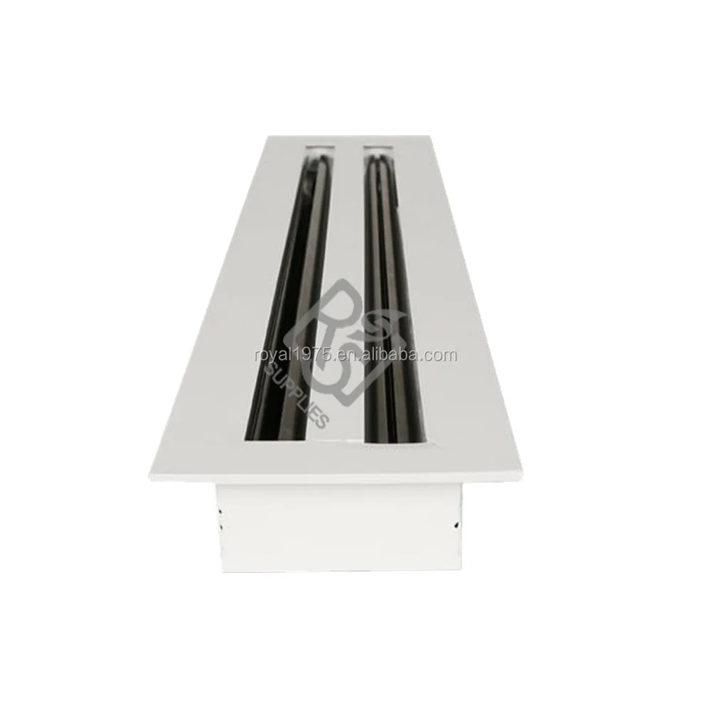 HVAC Spare Parts Air Conditioning Adjustable Ceiling Linear Slot Air Diffuser Aluminum Ceiling air Vents ventilation grilles