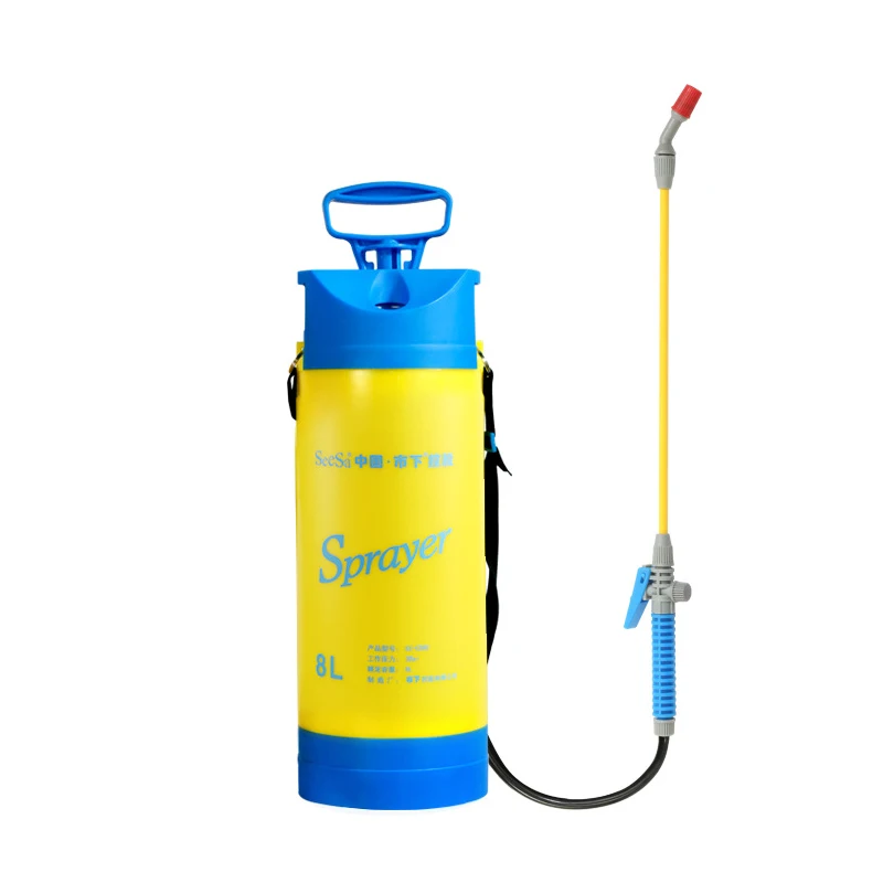  8L High Hand Pressure Pump Compression Garden Sprayer For plastic agricultural